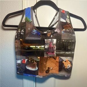 Fashion Brand Company FU Linda Halter Yoga Top